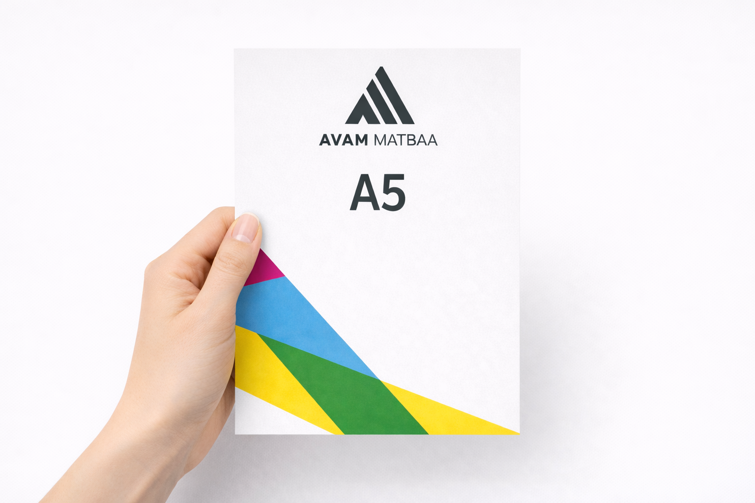 A5 el ilanı baskı örneği, Avam Matbaa promosyon el ilanı tasarımı