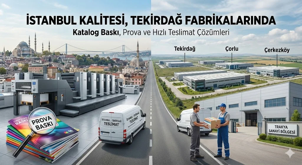 Tekirdağ & Çorlu Katalog Baskı - Fabrikalara Özel Matbaa Hizmeti