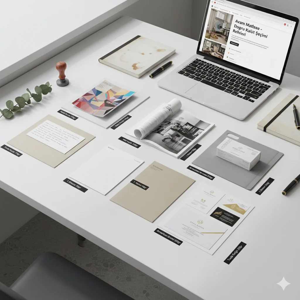 Matbaada Kağıt Seçimi Nasıl Yapılır? | Kağıt Gramajları ve Türleri