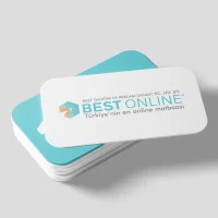 Oval Kesimli, Sıvamalı, Kabartma Laklı Kartvizit: Avuca Sığan “Premium” Kimlik