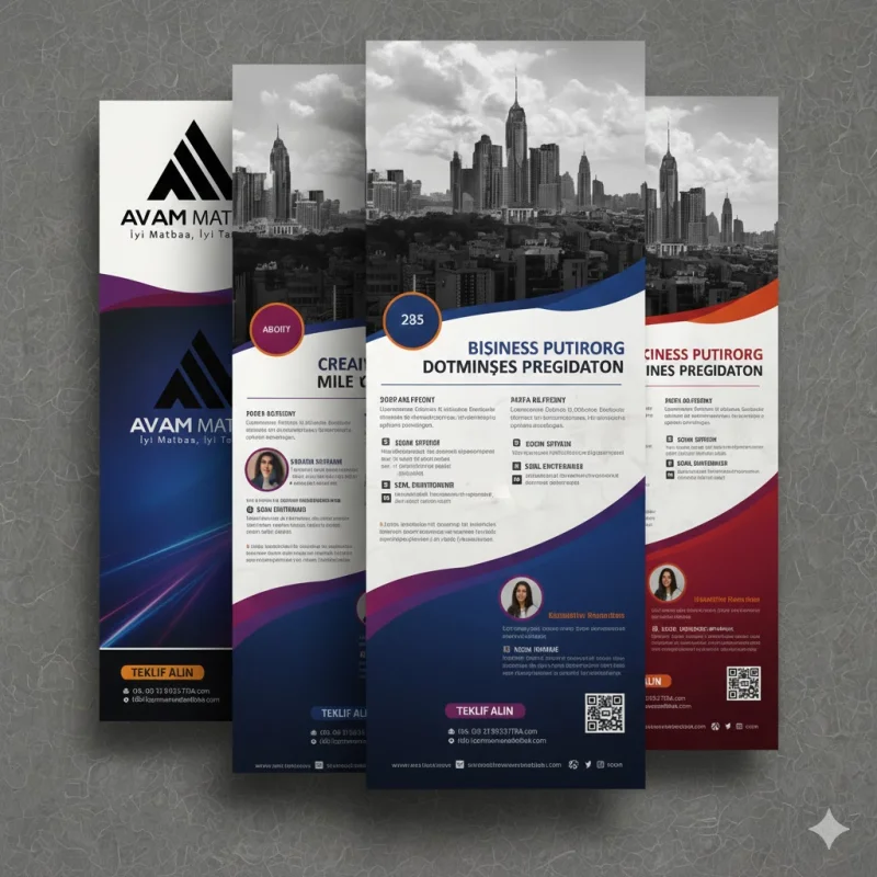 Eko Broşür Baskı | 20x28 cm Çift Yüz Renkli Parlak Kuşe