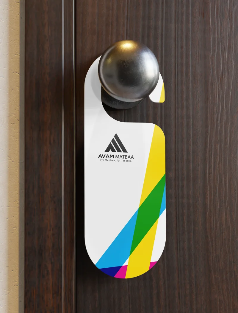 Kapı Askısı El İlanı (Oval)