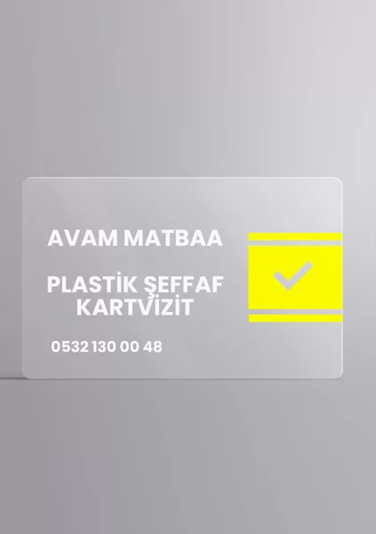 Şeffaf Kartvizit