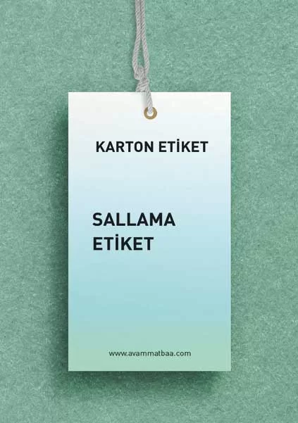 Karton Etiket Baskı