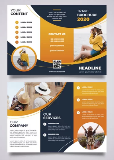 A4 Pro Broşür Baskı | Parlak Kuşe Çift Yüz Renkli