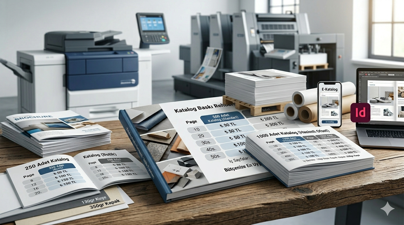 2026 Katalog Baskı Dünyası: Adet, Kağıt ve Maliyet Analiz Rehberi