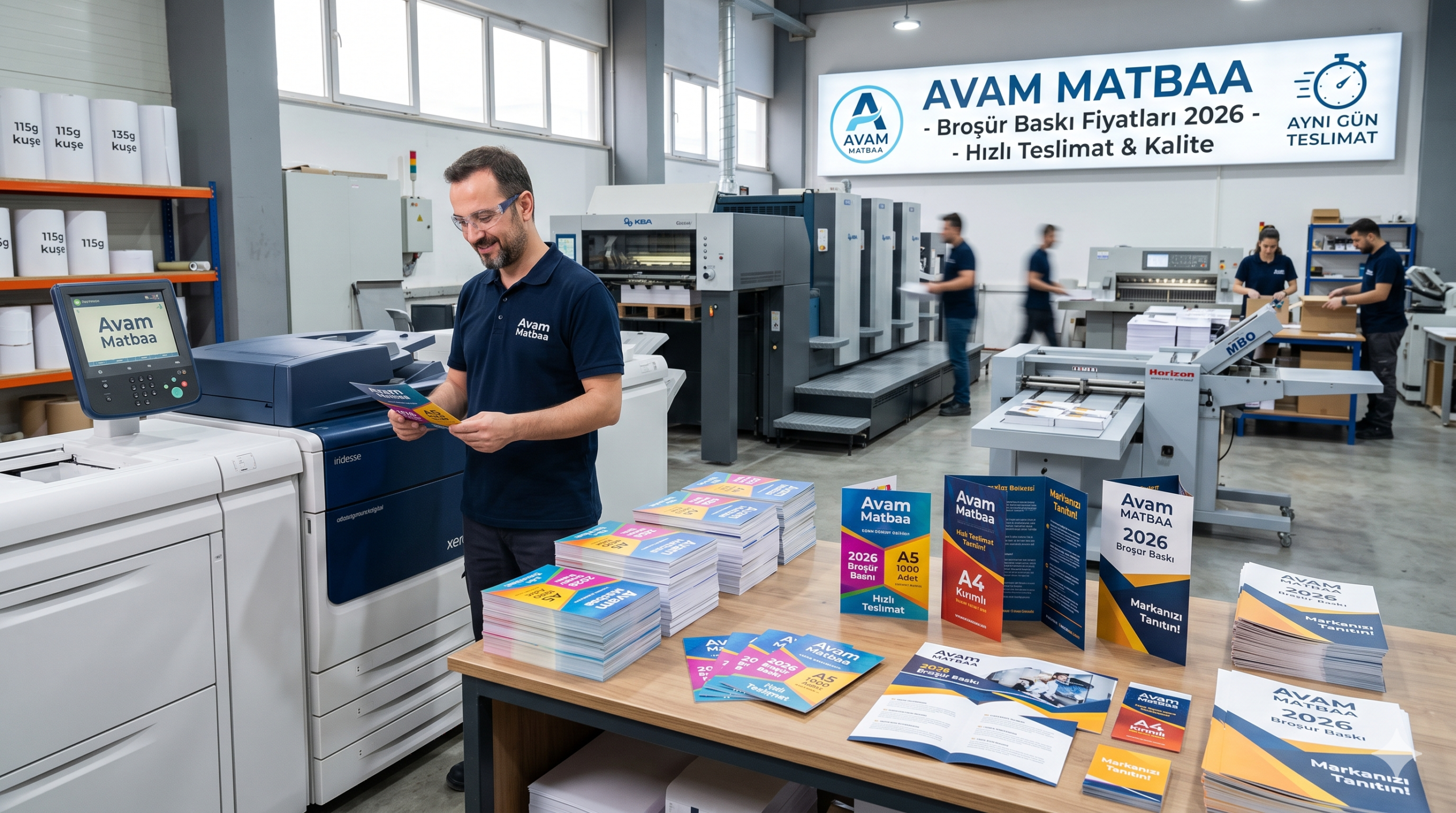 2026 Broşür Baskı Fiyatları ve Avam Matbaa’nın Hızlı Çözümleri