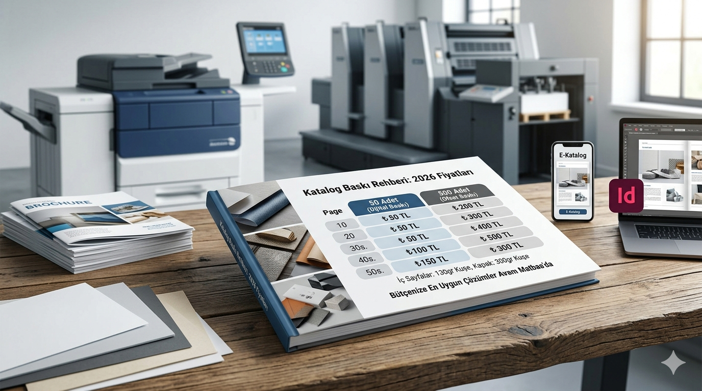 Katalog Baskı Rehberi: 2026 Fiyatları ve Bilmeniz Gerekenler
