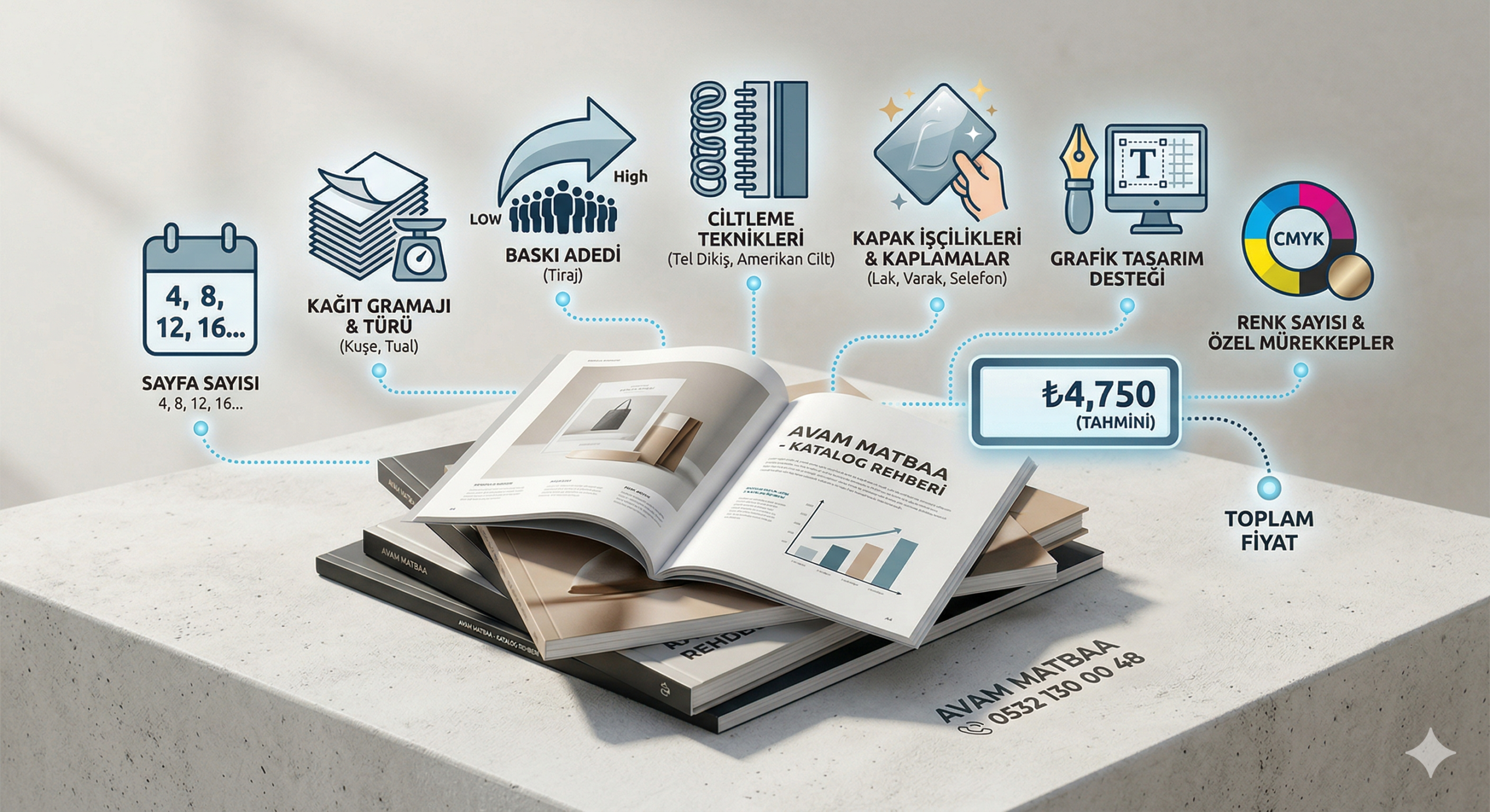 Katalog Baskı Fiyatı Nasıl Hesaplanır? Maliyeti Belirleyen 7 Kritik Kriter