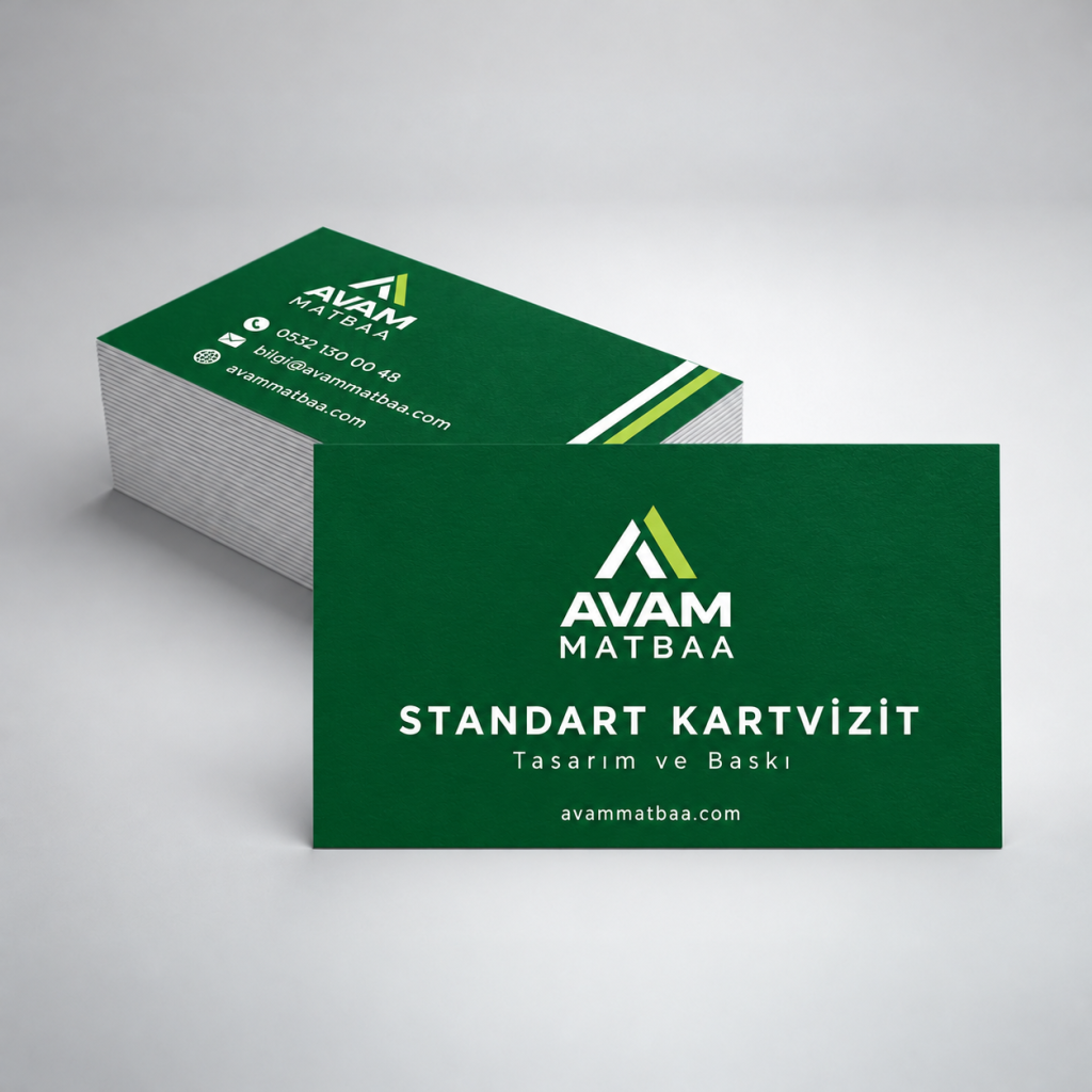 Standart Kartvizit Örnekleri - Avam Matbaa
